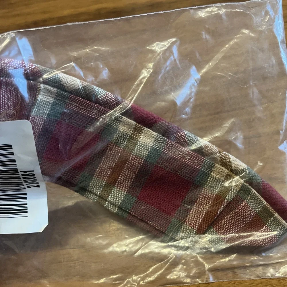 Longaberger Fabric Liner for Parsley Basket in‎ Orchard Park Plaid 2242081 NEW